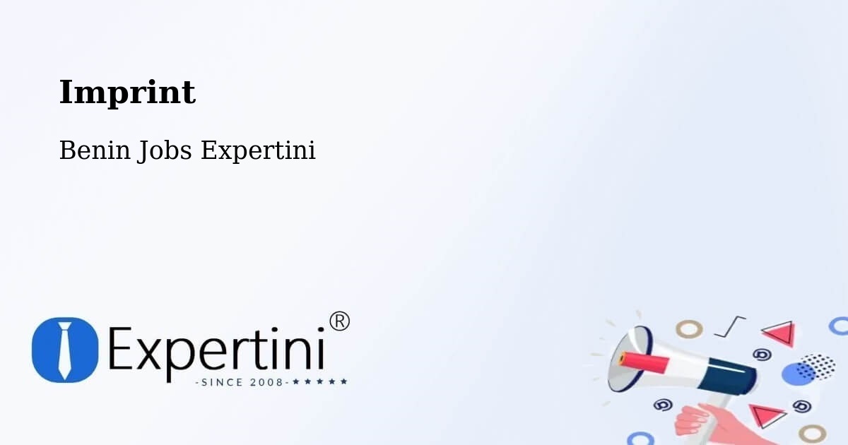 Imprint – Benin - Benin Jobs Expertini